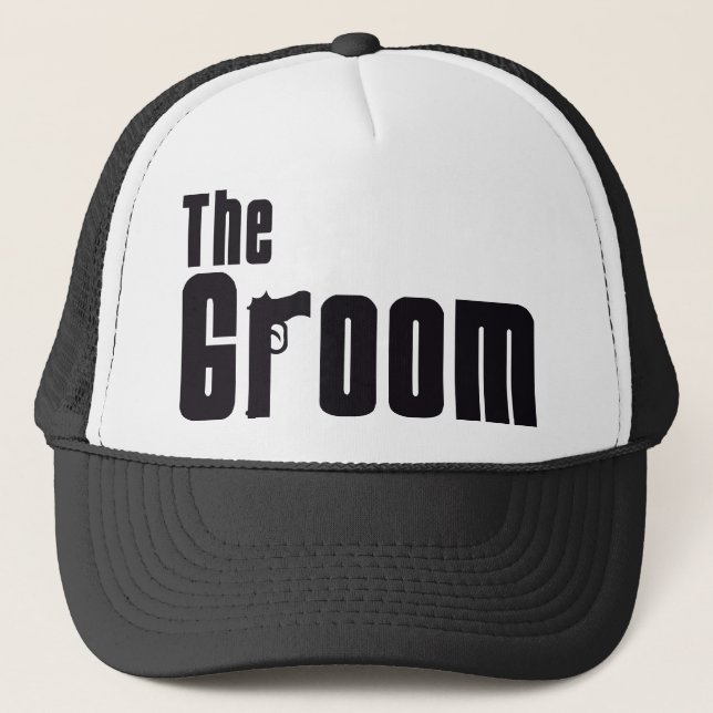 The Groom (Mafia) Trucker Hat (Front)