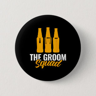 The Groom Squad Sungles Wedding Bachelor Party Gro 6 Cm Round Badge