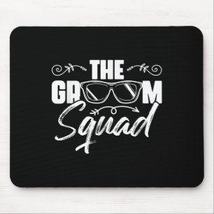 The Groom Squad Sungles Wedding Bachelor Party Gro Mouse Mat