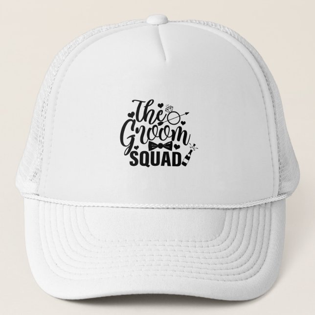 The Groom Squad Trucker Hat (Front)