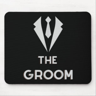 The Groom Squat Bachelor Supplies Party Wedding  Mouse Mat