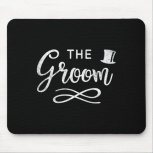 The Groom Stag Party Retro Wedding Day Accessory G Mouse Mat