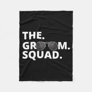 The Groom Team Bachelor Party Performance Fleece Blanket