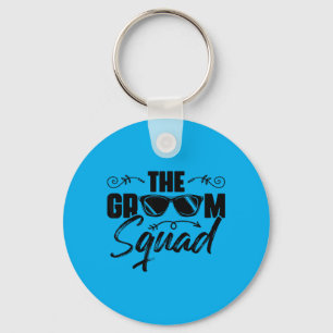 The Groom Team Sungles Wedding Bachelor Party Key Ring