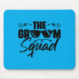 The Groom Team Sungles Wedding Bachelor Party Mouse Mat