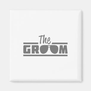 The Groom Vintage Men Wedding Day Groom To Be Magnet