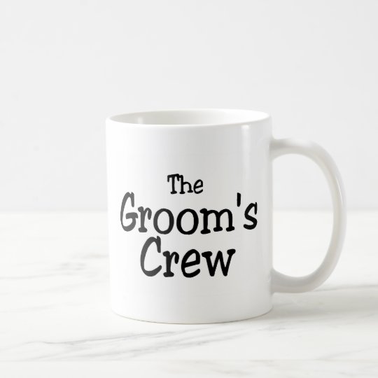 The Grooms Crew Wedding Coffee Mug