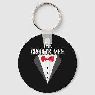 The Grooms' Men Groom Squad Stag Night Bachelor Pa Key Ring