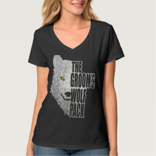 The Groom's Wolf Pack! Bachelor Party For Groomsm T-Shirt