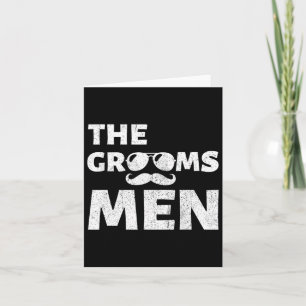 The Groomsmen Bachelor Party Stag Groomsmen Weddin Card