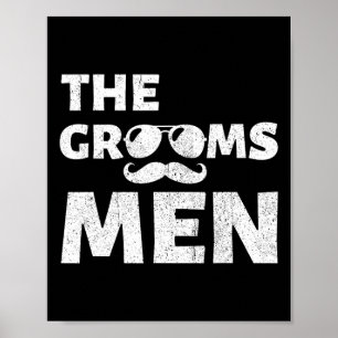 The Groomsmen Bachelor Party Stag Groomsmen Weddin Poster
