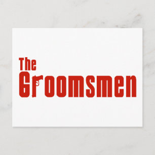 The Groomsmen (Mafia Red) Postcard