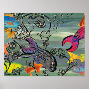 The Groovy Aquarium Print