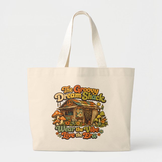 The Groovy Dream Shack Jumbo Tote (Front)