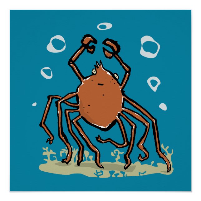 the groovy sea spider poster (Front)
