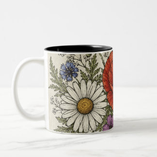 The Groovy Vintage Wilflower Coffee Mug