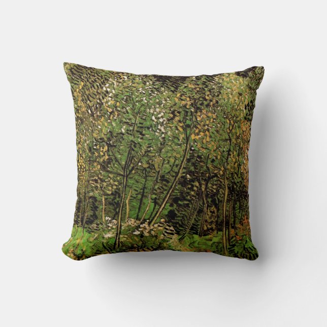 The Grove by Vincent van Gogh Cushion (Front)