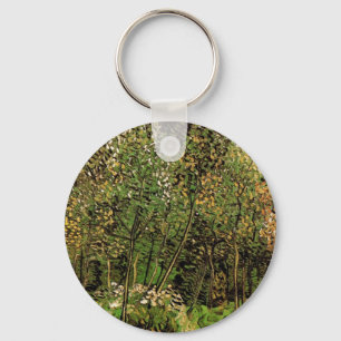 The Grove by Vincent van Gogh Key Ring