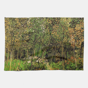 The Grove by Vincent van Gogh Tea Towel
