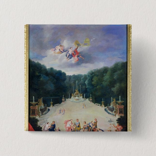 The Groves of Versailles 15 Cm Square Badge (Front)