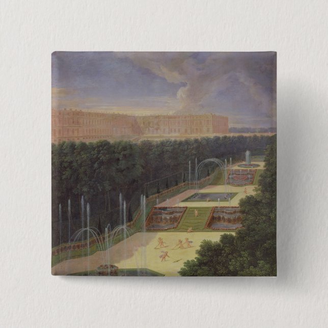 The Groves of Versailles 15 Cm Square Badge (Front)