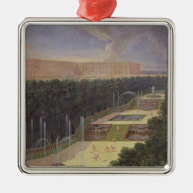 The Groves of Versailles Metal Tree Decoration (Front)