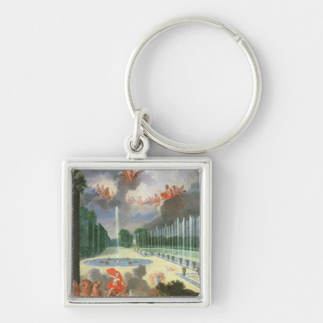 The Groves of Versailles. View of Dragon Pool Key Ring (Front)