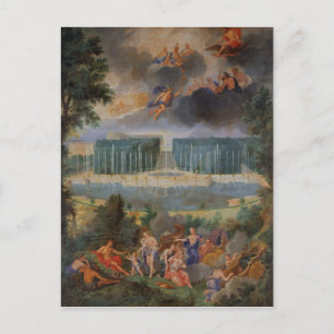 The Groves of Versailles. View of pool of Neptune Postcard