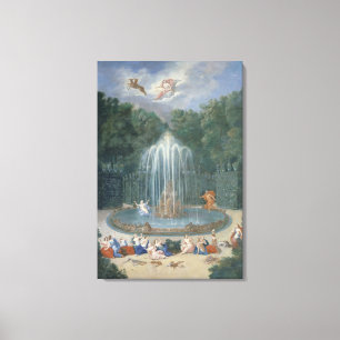 The Groves of Versailles. View of Star or Water Canvas Print