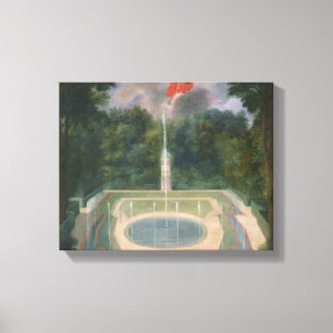 The Groves of Versailles with Mars Canvas Print