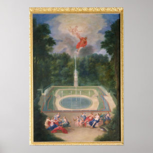 The Groves of Versailles with Mars Poster