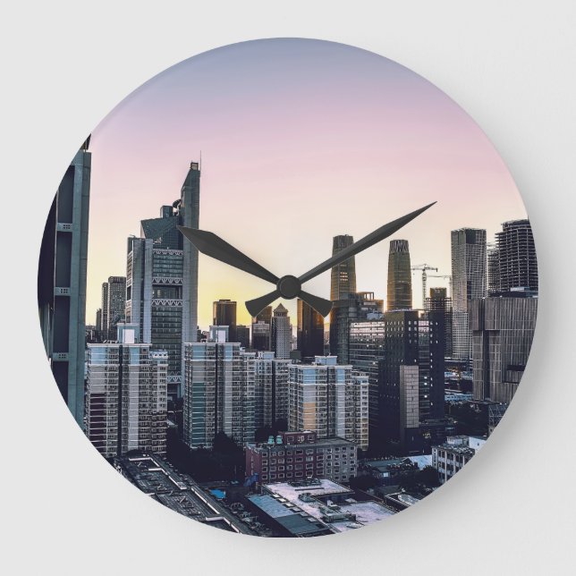 THE GROWING CITY  LARGE CLOCK (Front)