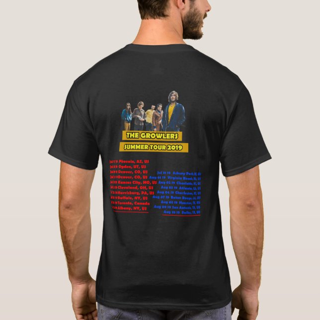 THE GROWLERS TOUR 2019 T-Shirt (Back)