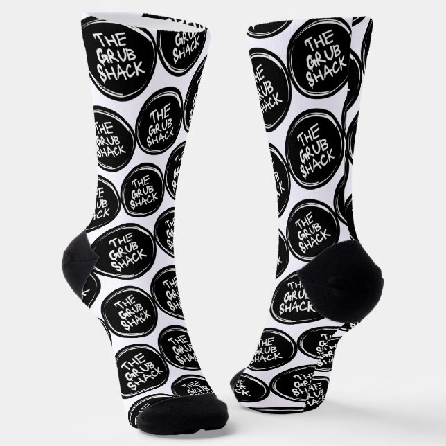 The Grub Shack Socks (Angled)