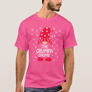 The Grumpa Gnome Matching Family Christmas Pyjamas T-Shirt