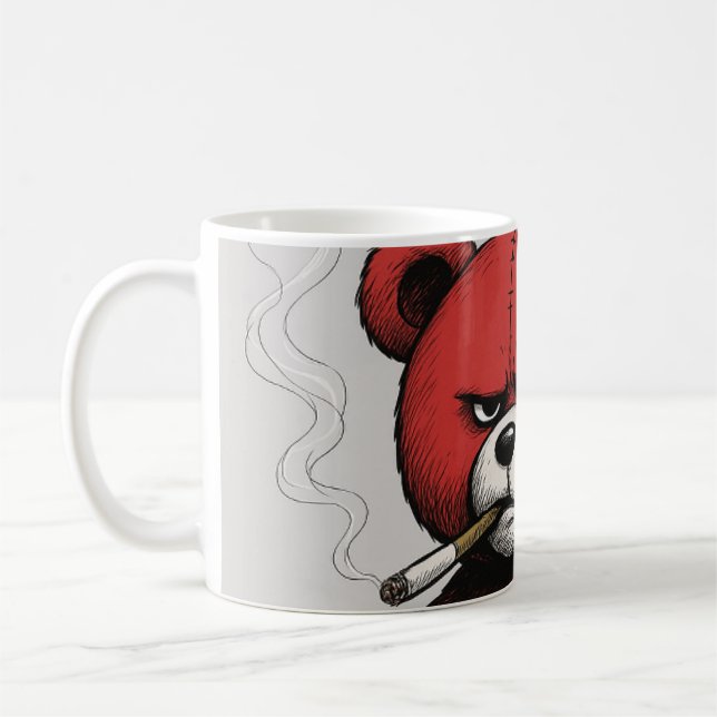 "The Grumpy Bear of Fortune" Coffee Mug (Left)