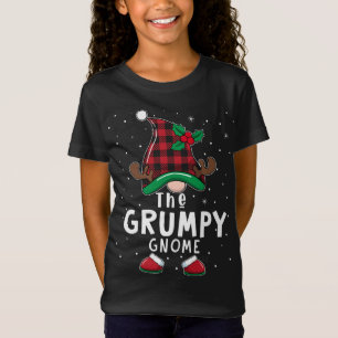 The grumpy Gnome Matching Family Christmas Pajama  T-Shirt