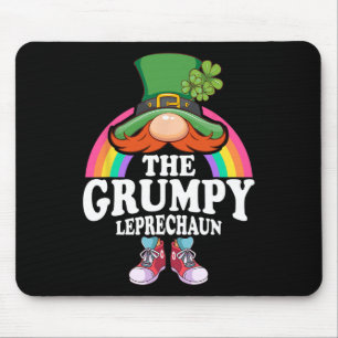 The Grumpy Leprechaun St Patricks Day Costume Mouse Mat