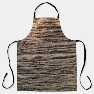 The grunged rusty on the wall isolated. Rust metal Apron