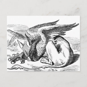 The  Gryphon from Alice in Wonderland Postcard