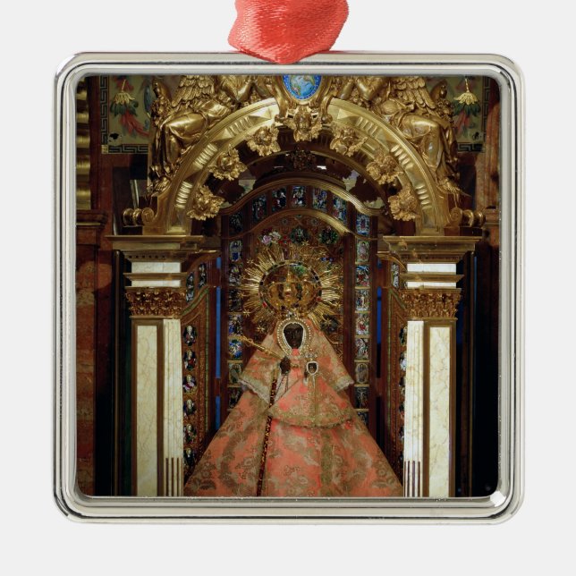 The Guadalupe Madonna Metal Tree Decoration (Front)