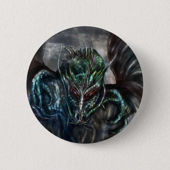 The Guardian 6 Cm Round Badge (Front)