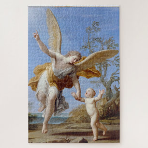 The Guardian Angel by Marcantonio Franceschini Jigsaw Puzzle