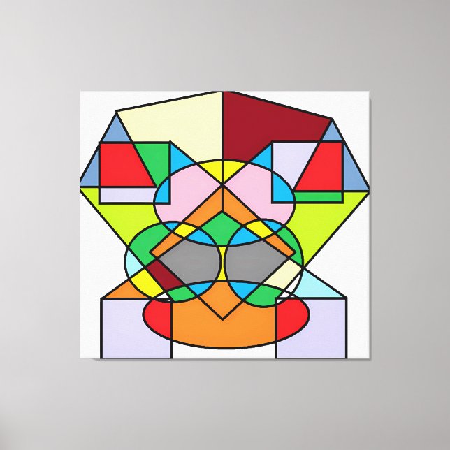 The Guardian - Etude No. 5: Symmetry of Protection Canvas Print (Front)