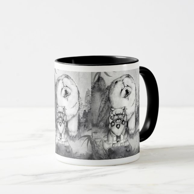 THE GUARDIANS Chow and Foo Dog Mug choose (Front Right)