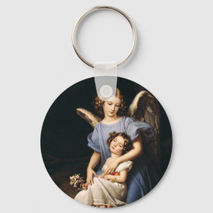 The Guardian's Watch by Karl Joseph Stieler Art Key Ring