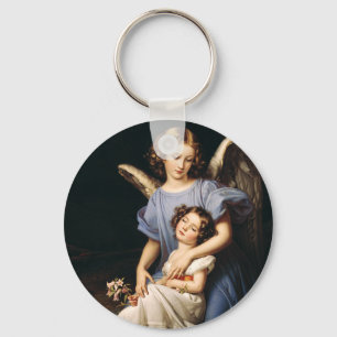 The Guardian's Watch by Karl Joseph Stieler Art Key Ring