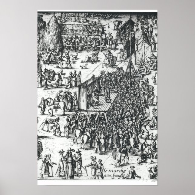 The Guilbray Fair and the Cattle Market Poster (Front)