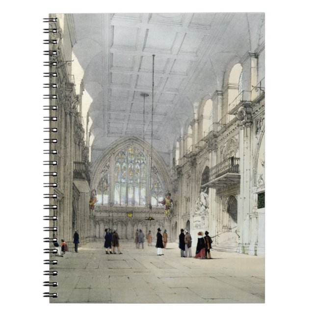 The Guildhall, Interior, from 'London As It Is', e Notebook (Front)