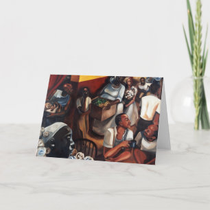 'The Guinea Hen Got Loose' Kwanzaa card